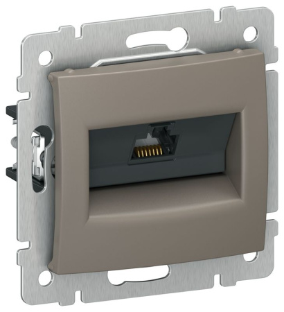 Розетка компьютерная RJ45 кат. 5Е UTP капучино IEKVALENA IEK 6945381
