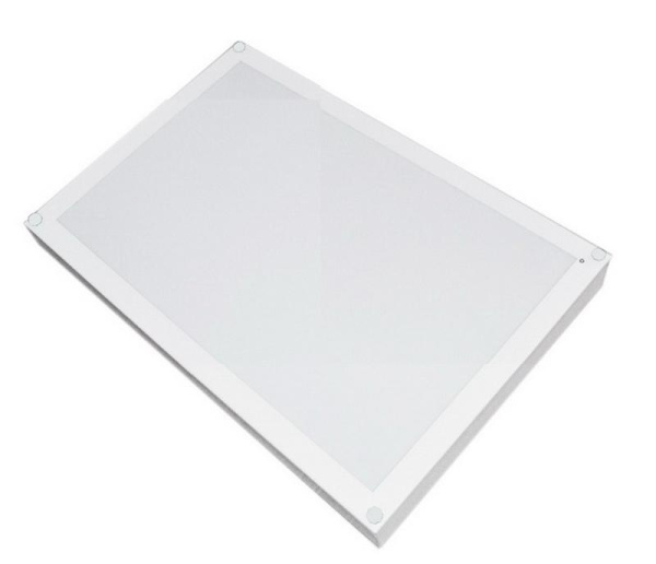 Светильник светодиодный Ideal LED-01 18Вт 4000К IP54 1800лм 595х295х55 встраив./накладной рассеив. полимер. опал Ксенон 0261818193-53