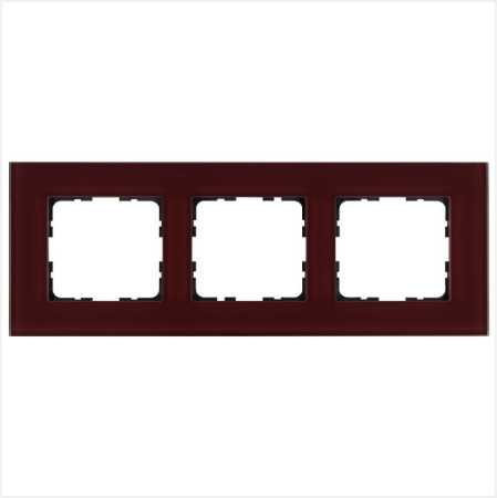 Рамка 3-м G-Glass стекло гранат. JasmartG1003GH
