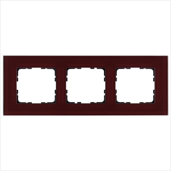 Рамка 3-м G-Glass стекло гранат. JasmartG1003GH