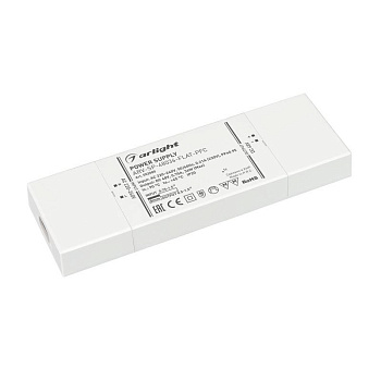 Блок питания ARV-SP-48036-FLAT-PFC 48В 0.75А 36Вт IP20 пластик Arlight 052080