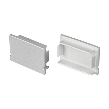 Заглушка LINE-3020 SILVER глухая пластик (уп.2шт) Arlight 057057