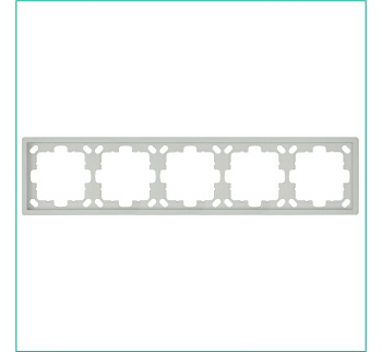 Рамка 5-м СП FD тауп матов. soft touch Jasmart FD1005PTM