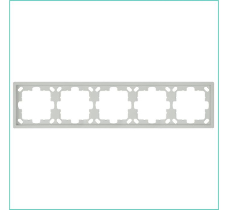 Рамка 5-м СП FD тауп матов. soft touch Jasmart FD1005PTM