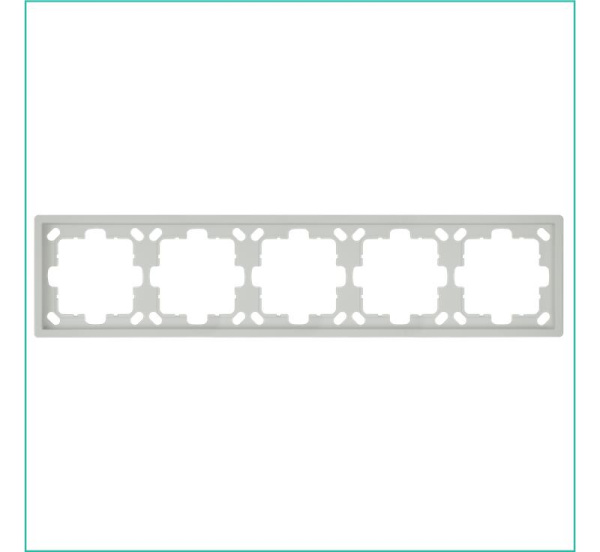 Рамка 5-м СП FD тауп матов. soft touch Jasmart FD1005PTM