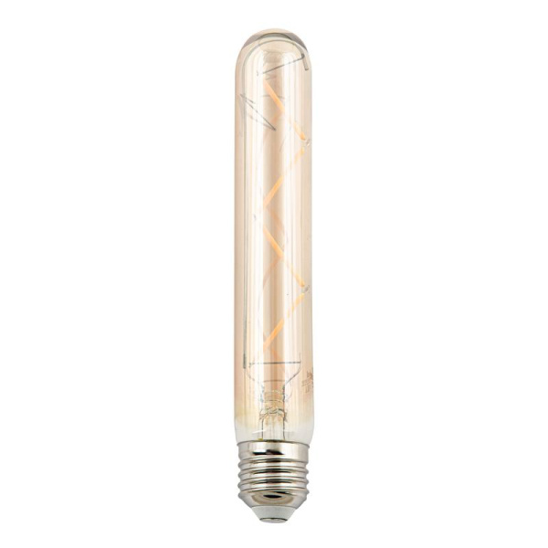 Лампа светодиодная LED-L32A-4W-GOLDEN-E27 GLV21GO Vintage цилиндр янтарная (картон) Uniel UL-00010553