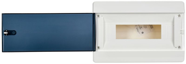 Корпус ЩРН-П-12 UNION Compact IP41 черн. прозр. дверь пластик. IEK UIC-KP12-N-12-41-K01