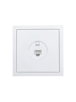 Розетка компьютерная 1-м СП ZIMA IP20 кат.5 механизм бел. LEZARD 704-0288-139