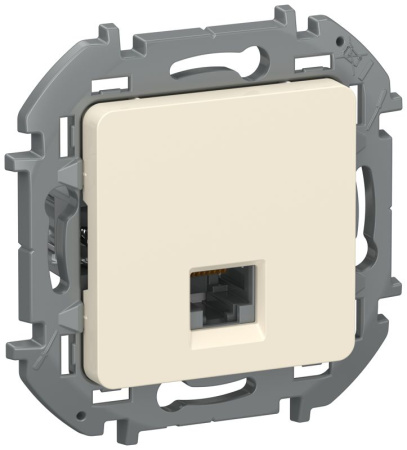 Розетка компьютерная IEKINSPIRIA RJ45 кат.6 UTP сл. кость IEK 6738311