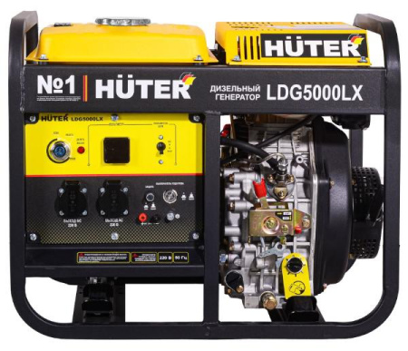 Электрогенератор дизельный LDG 5000LX Huter 64/2/7