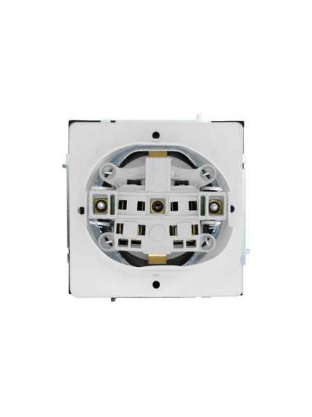 Розетка 1-м СП ZIMA 16А IP44 с заземл. с крышкой ПБТ безвинтовой зажим/клемма механизм черн. LEZARD 704-4288-123BPCH