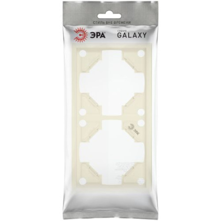 Рамка 2-м Galaxy сл. кость 15-5002-02 Эра Б0070845