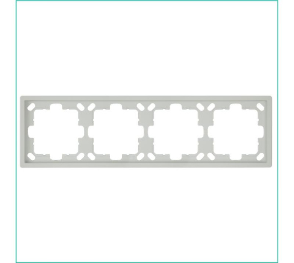 Рамка 4-м СП FD тауп матов. soft touch Jasmart FD1004PTM