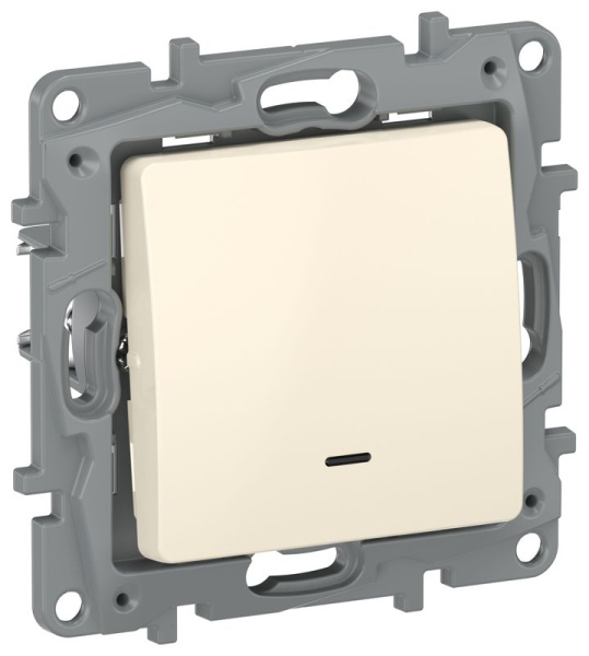 Переключатель 1-кл. подсв сх6L 10АХ б/к сл. кость IEKETIKA IEK 6723151
