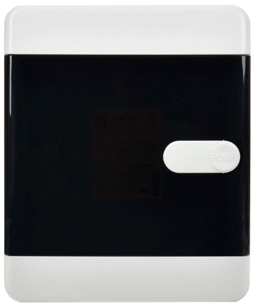 Корпус ЩРН-П-4 UNION Compact IP41 черн. прозр. дверь пластик. IEK UIC-KP12-N-04-41-K01
