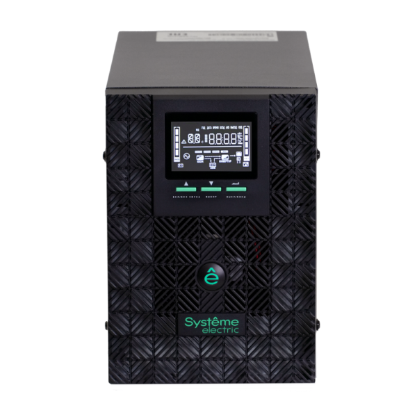 Источник бесперебойного питания ИБП Smart-Save SMT-Tower Systeme Electric 1500ВА 230В 1:1 внутрен. АКБ 24В 3хShuko SE SMTSE1500T