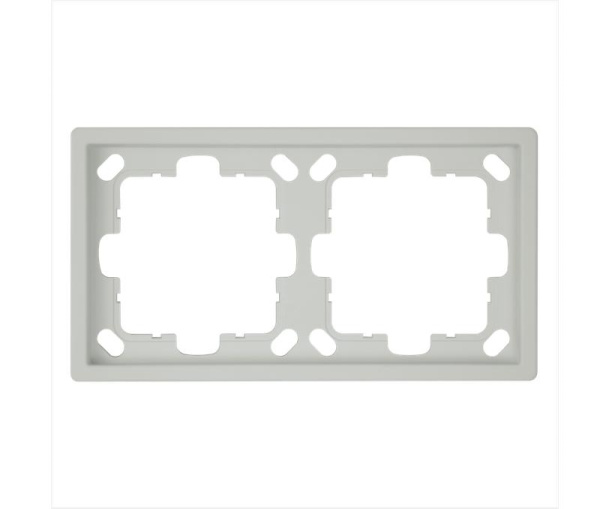 Рамка 2-м СП FD тауп матов. soft touch Jasmart FD1002PTM