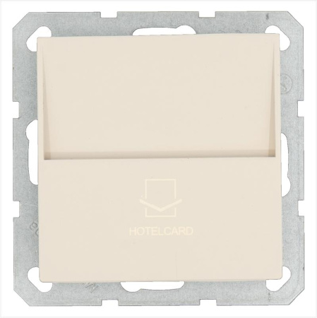 Выключатель карточный 10А IP20 отельный механизм тауп Jasmart G6209T