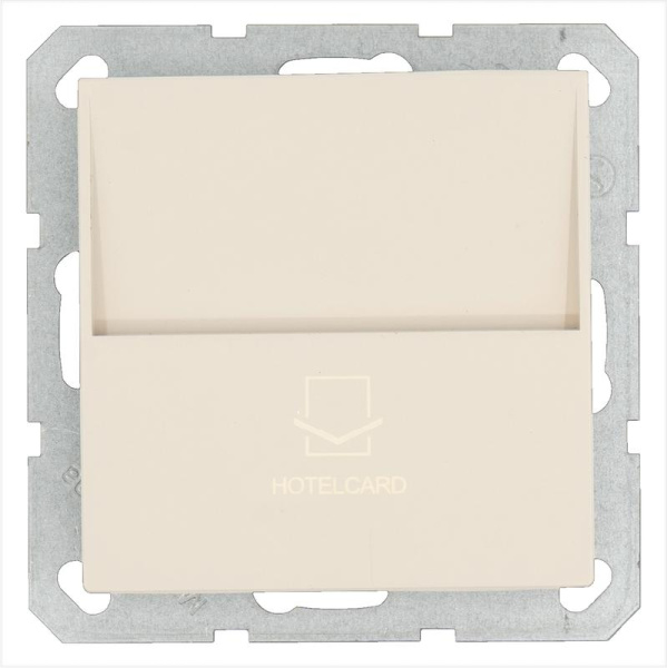 Выключатель карточный 10А IP20 отельный механизм тауп Jasmart G6209T