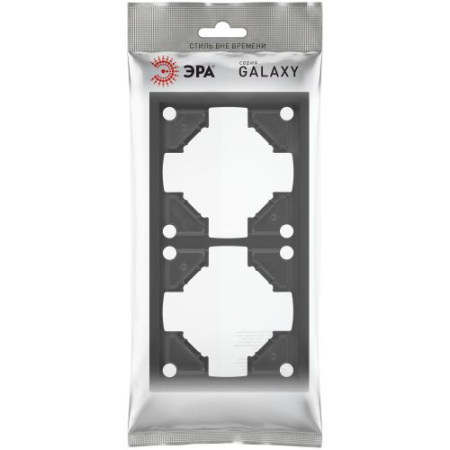 Рамка 2-м Galaxy антрацит 15-5002-05 Эра Б0070848