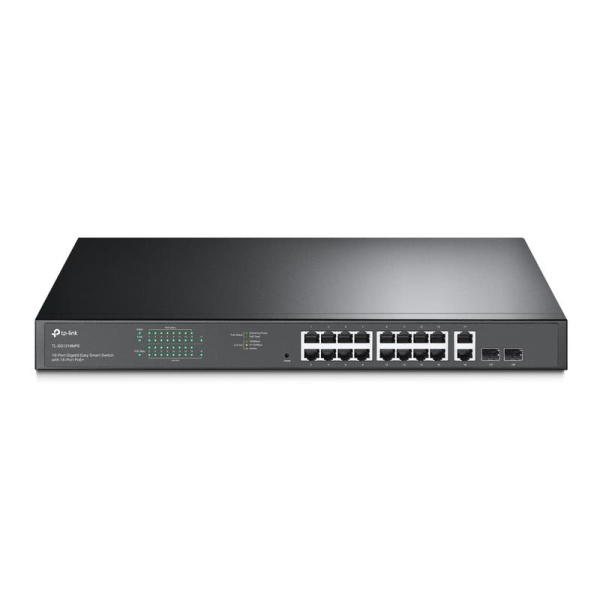 Коммутатор TL-SG1218MPE JetStream 16-портовый Easy Smart гигабитный PoE+ с 2 SFP-слотами TP-Link 1732473