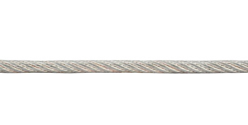 Трос в ПВХ изоляции d5.0-6.0мм DIN 3055 (SWR) сталь (уп.150м) Zitar 103441