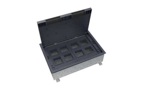 Люк MultiDesk MDK10 на 16мод. IP40 с монтажной коробкой для бетонных полов SE MDK10216