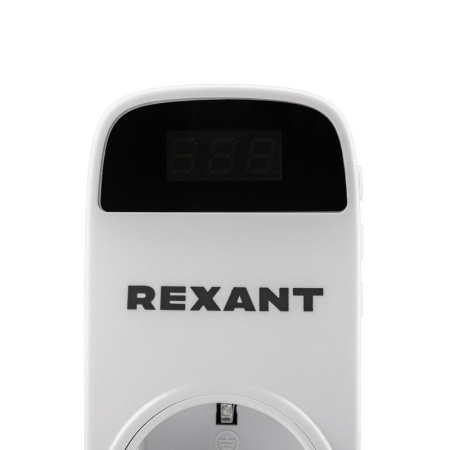 Реле напряжения «вилка-розетка» с дисплеем 16А Rexant 10-6040