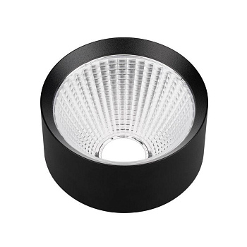 Рефлектор с посадочным кольцом LGD-REFLECTOR-RING-R85 (BK) металл Arlight 046768