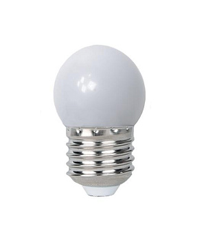 Лампа светодиодная PLED-ECO 1Вт G45 шар матовая 4500К нейтр. бел. E27 для Белт-лайт JazzWay 5040663
