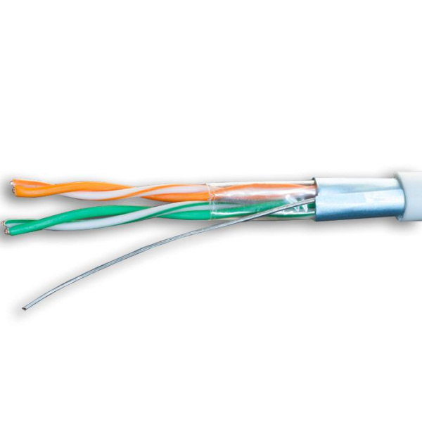 Кабель витая пара FTP 5e 2х2х0.52 Cu LSZH нг(А)-HF Premium (уп.305м) (RUS) SUPRLAN 01-0911-1