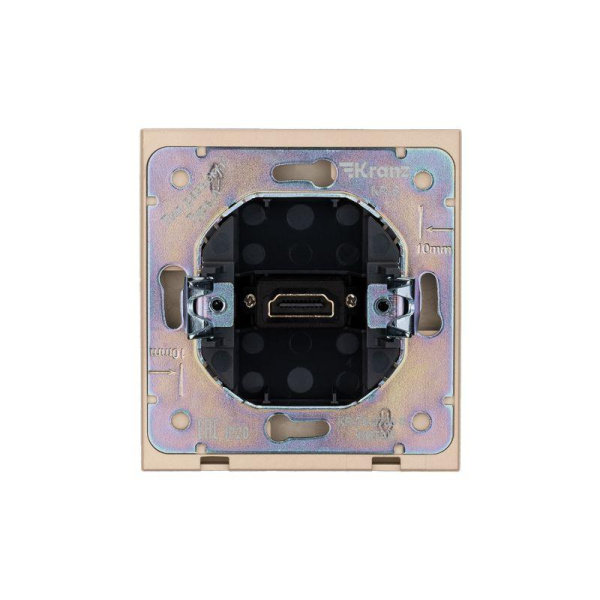 Розетка STRONG HDMI с/у шелк Kranz KR-78-0730-8
