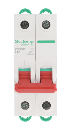 Выключатель нагрузки 2п 32А Systeme9 400В SE S9S40232