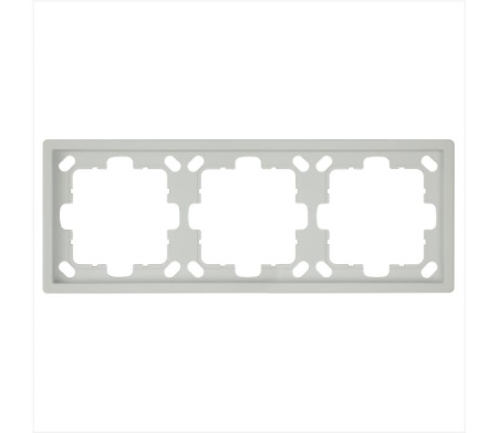 Рамка 3-м СП FD тауп матов. soft touch Jasmart FD1003PTM