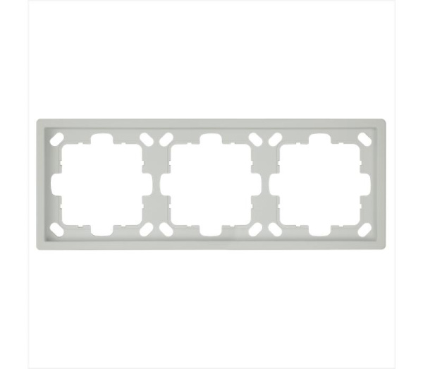 Рамка 3-м СП FD тауп матов. soft touch Jasmart FD1003PTM