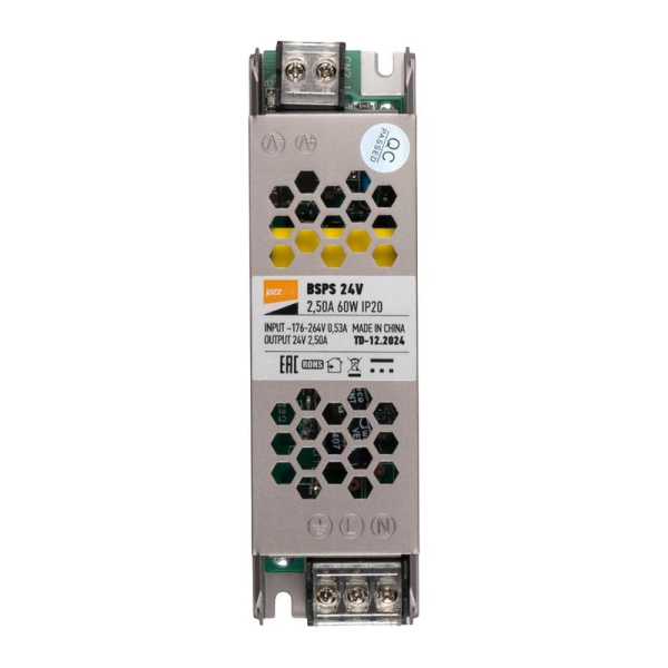 Блок питания для светодиод. ленты BSPS 24В 2.50А 60Вт IP20 JazzWay 5062160