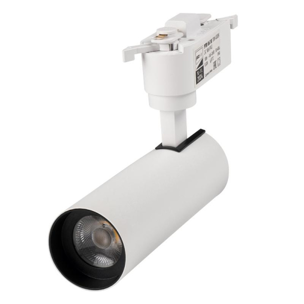 Светильник светодиодный трековый PTR 0610 10Вт 4000К IP40 24град. WH бел. Pro JazzWay 5035737