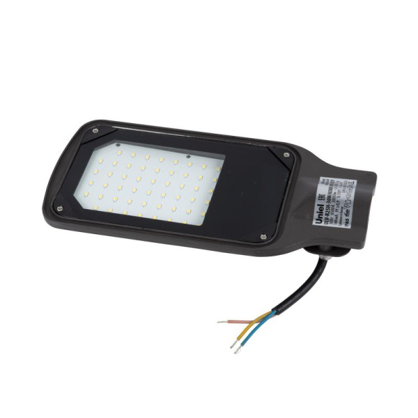 Светильник светодиодный ULV-R25H-30W/6500K IP65 GREY 6500К дневной бел. свет 3000лм 110град. уличный консольный TM Uniel UL-00011021