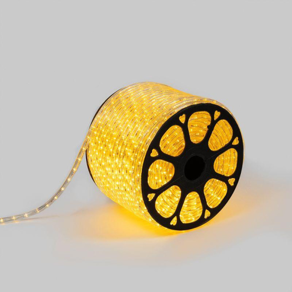 Шнур светодиодный Дюралайт фиксинг 2Вт 36LED/м желт. (уп.100м) Neon-Night 121-121