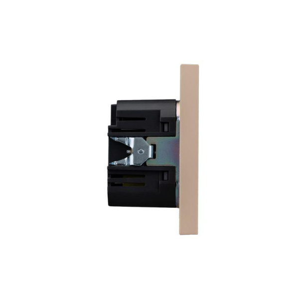 Розетка STRONG USB-A+Type-C 3А с функцией быстрой зарядки шелк Kranz KR-78-0734-8