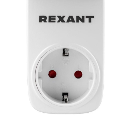 Реле напряжения «вилка-розетка» с дисплеем 16А Rexant 10-6040