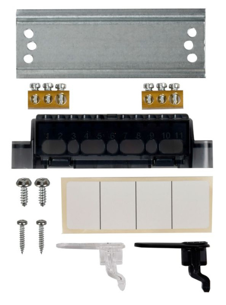Корпус ЩРН-П-4 UNION Compact IP41 черн. прозр. дверь пластик. IEK UIC-KP12-N-04-41-K01