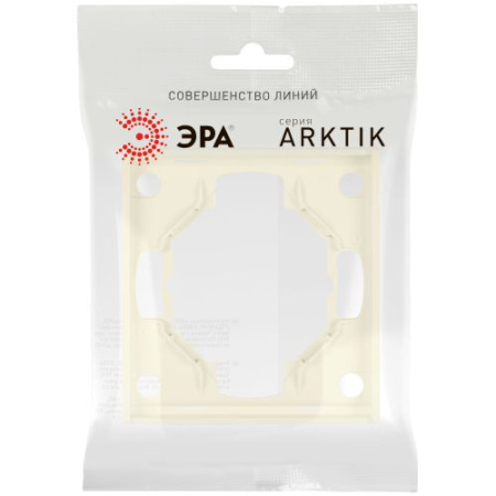 Рамка 1-м Arktik сл. кость 16-5001-02 Эра Б0070545