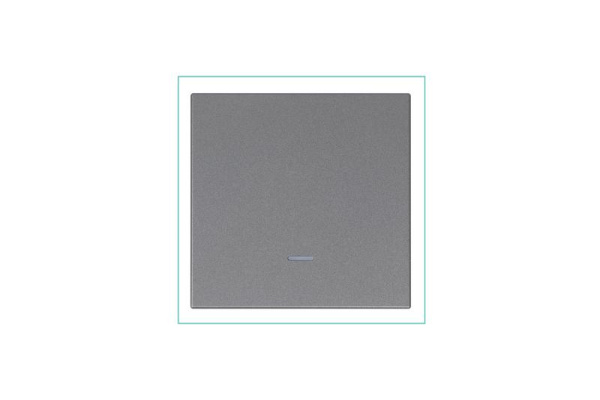Выключатель 1-кл. СП FD 10А IP20 с подсветкой с накладкой механизм никель Jasmart FD3011NNI