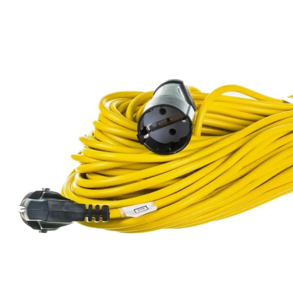 Удлинитель-шнур 1х20м 16А IP20 3.5кВт с защ. крышкой Союз 481S-4502
