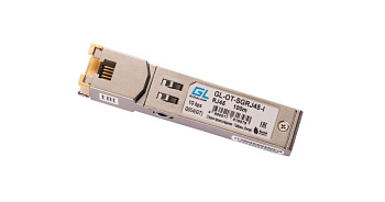 Модуль промышленный SFP 100/1Гбит/с UTP RJ45 до 100м до -40град.C NIKOMAX GL-OT-SGRJ45-I