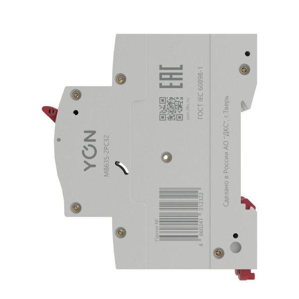 Выключатель автоматический модульный 2п C 32А 4.5кА MB63 YON MB63S-2PC32