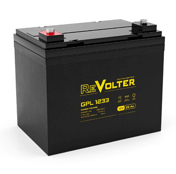 Аккумулятор 12В 33А.ч GPL 1233 REVOLTER 4614040030036