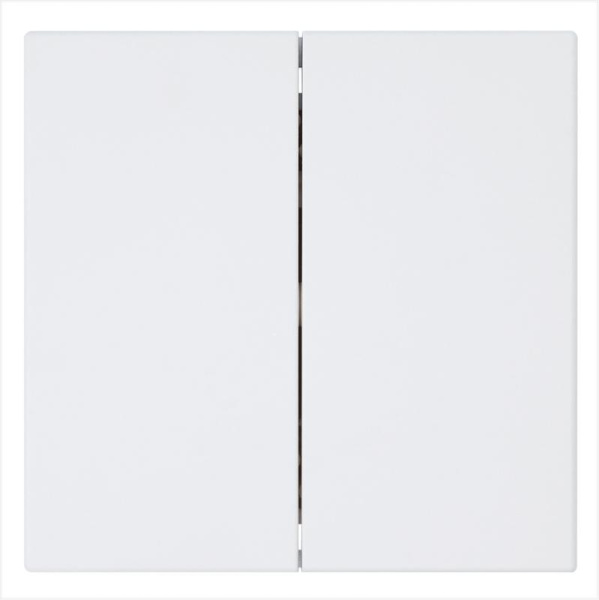 Выключатель 2-кл. СП FD 10А IP20 с накладкой механизм бел. матов. soft touch Jasmart FD3023PWM