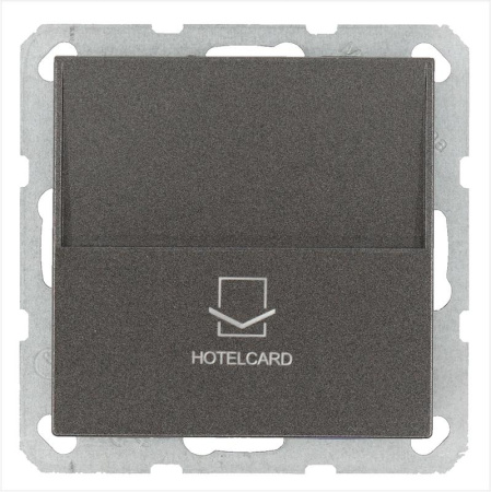 Выключатель карточный 10А IP20 отельный механизм мокко Jasmart G6209Z
